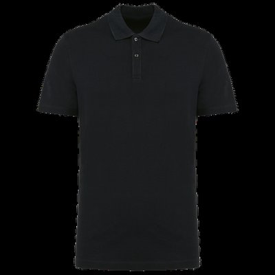 Polo manga corta algodón de calidad Black XXL