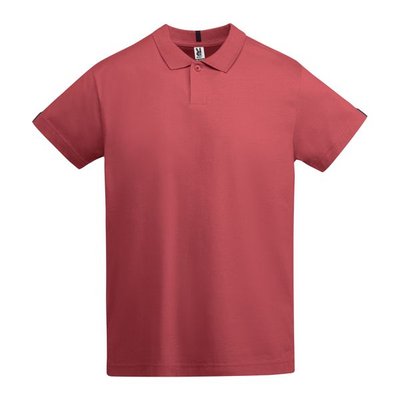 Polo de manga corta atemporal ROJO CRISANTEMO L