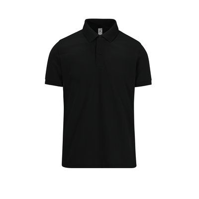 Polo manga corta hombre algodón Black M