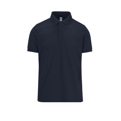 Polo manga corta hombre algodón preencogido Azul M