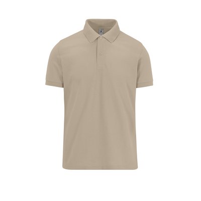 Polo manga corta hombre algodón preencogido Beige L