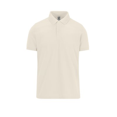 Polo manga corta hombre algodón preencogido Blanco XXL