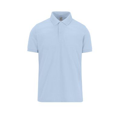 Polo manga corta hombre algodón preencogido Blush Blue 3XL