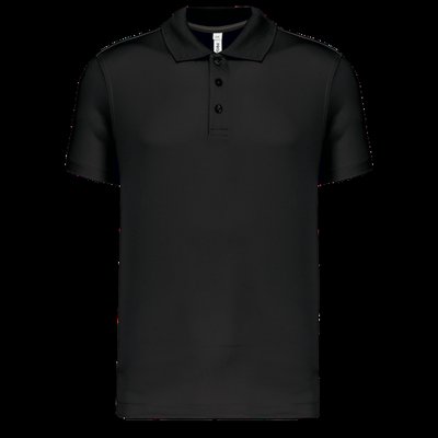 Polo de manga corta infantil Black 4/6 ans