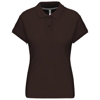 Polo manga corta mujer algodón CHOCOLATE XL