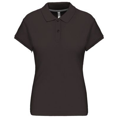 Polo manga corta mujer algodón DARK GREY 3XL