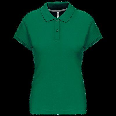 Polo manga corta mujer algodón Kelly Green S