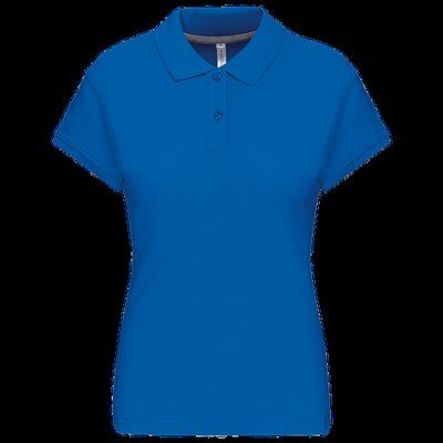 Polo manga corta mujer algodón Light Royal Blue XL