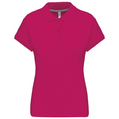 Polo manga corta mujer algodón Violeta S