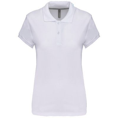 Polo manga corta mujer algodón White XL