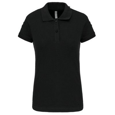 Polo manga corta mujer Black M