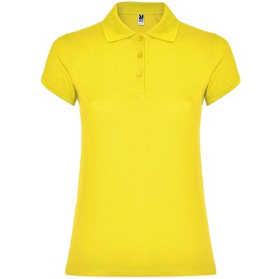 Polo Manga Corta Mujer Colores Amarillo 2XL