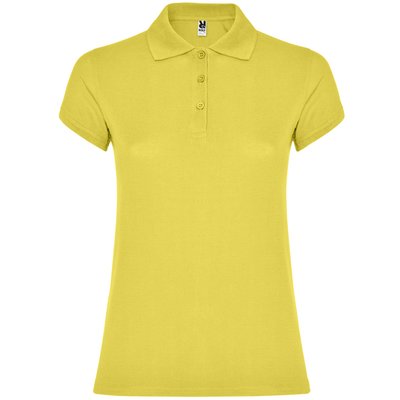 Polo Manga Corta Mujer Colores AMARILLO MAÍZ 3XL