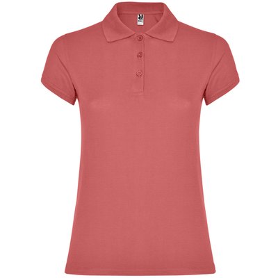 Polo Manga Corta Mujer Colores ROJO CRISANTEMO S