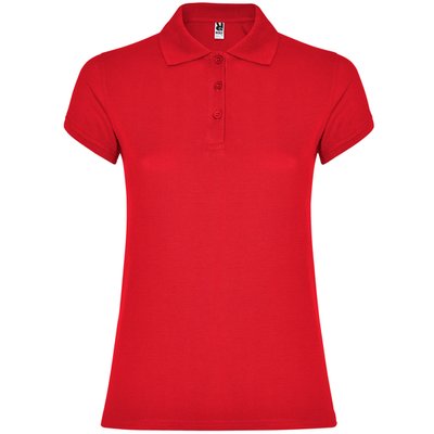 Polo Manga Corta Mujer Colores Rojo XL