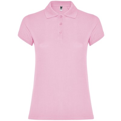 Polo Manga Corta Mujer Colores Rosa Claro 2XL