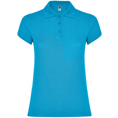 Polo Manga Corta Mujer Colores Turquesa 2XL