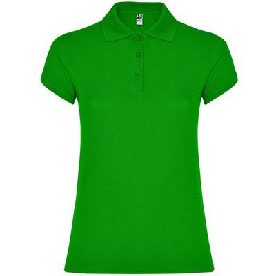 Polo Manga Corta Mujer Colores VERDE GRASS L