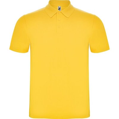 Polo de manga corta Unisex Amarillo 3XL