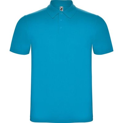 Polo de manga corta Unisex Turquesa S