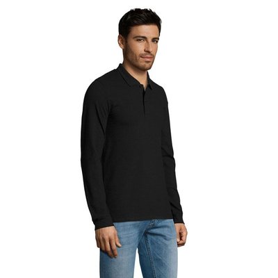 Polo Manga Larga Hombre 180g