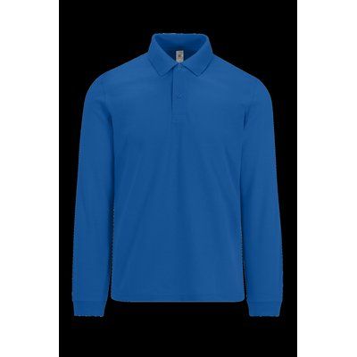 Polo manga larga hombre básico Royal Blue XXL