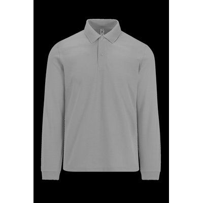 Polo manga larga hombre básico Sport Grey XXL