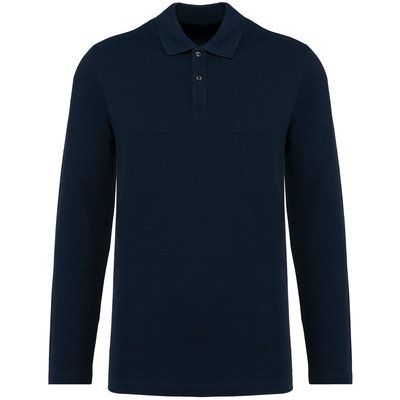 Polo manga larga hombre Deep Navy 4XL