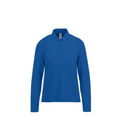 Polo manga larga mujer algodón Royal Blue XS