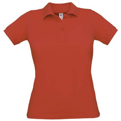 Polo mujer 100% algodón Rojo M