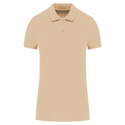 Polo de mujer de algodón orgánico Beige L