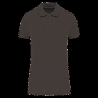 Polo de mujer de algodón orgánico DARK GREY XL