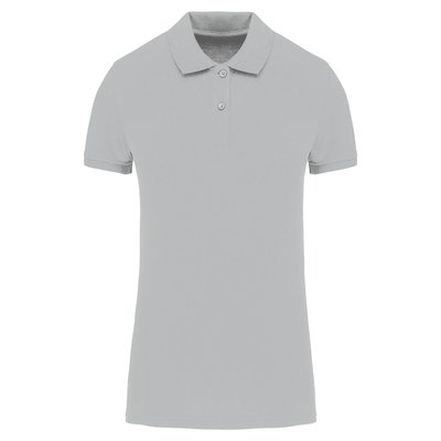 Polo de mujer de algodón orgánico Gris S