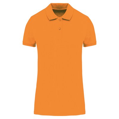 Polo de mujer de algodón orgánico Naranja M