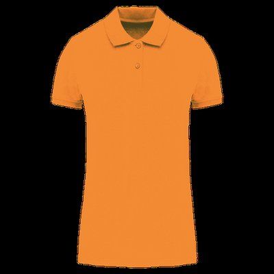 Polo de mujer de algodón orgánico Orange 3XL