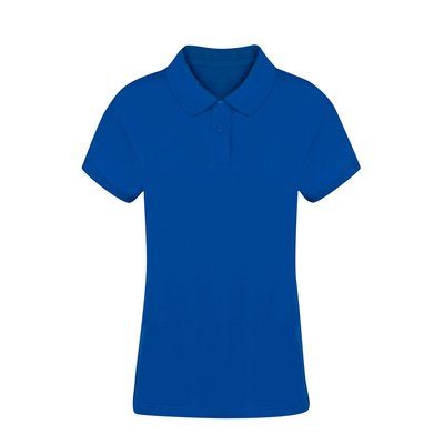 Polo Mujer Algodón Piqué Azul S