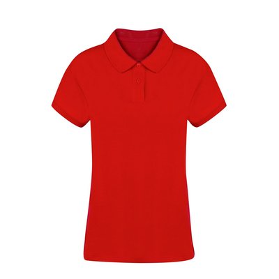 Polo Mujer Algodón Piqué Roj S