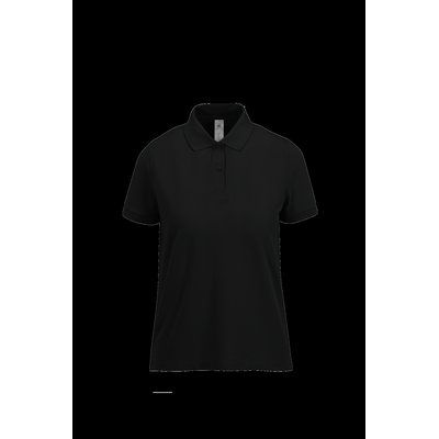 Polo mujer algodón preencogido Black S