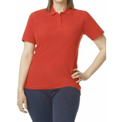 Polo mujer algodón Red XXL