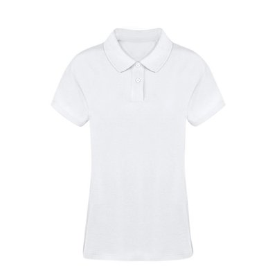 Polo Mujer Blanco Algodón Bla XL