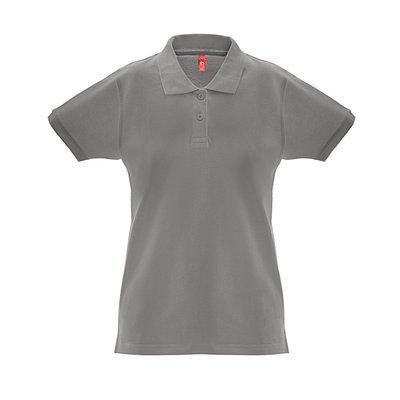 Polo de mujer cuello y mangas de canalé