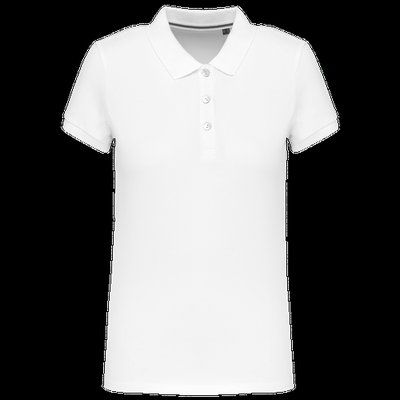 Polo mujer manga corta atemporal White S