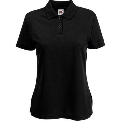 Polo mujer piqué Black S