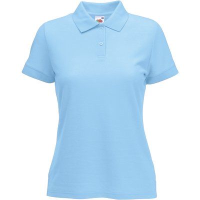 Polo mujer piqué Sky Blue L