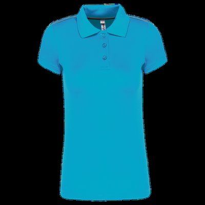 Polo de mujer secado rápido Light Turquoise XS