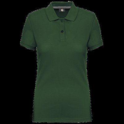 Polo Mujer Tratamiento antibacteriano Forest Green XL