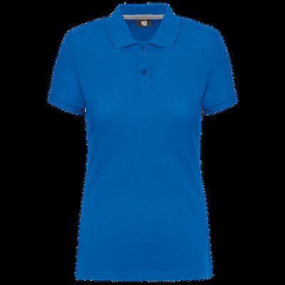 Polo Mujer Tratamiento antibacteriano Light Royal Blue L