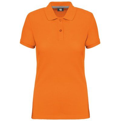 Polo Mujer Tratamiento antibacteriano Orange S