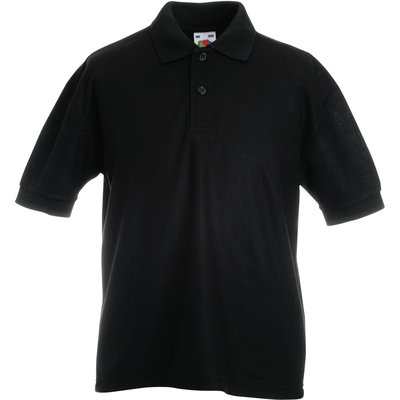 Polo niños varios colores Black 3/4 ans