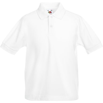 Polo niños varios colores Blanco 3/4 ans